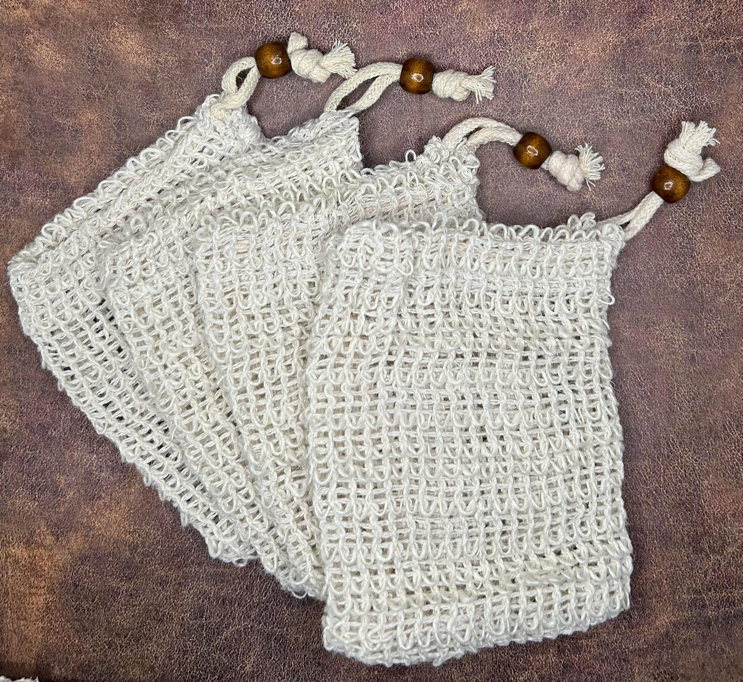 Natural Sisal Soap Bag