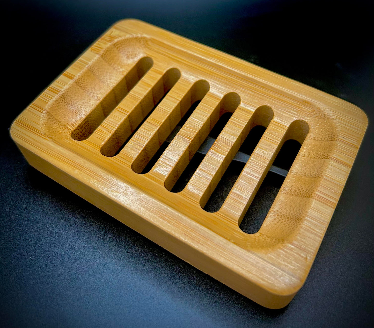 All-Natural Bamboo Soap Dish