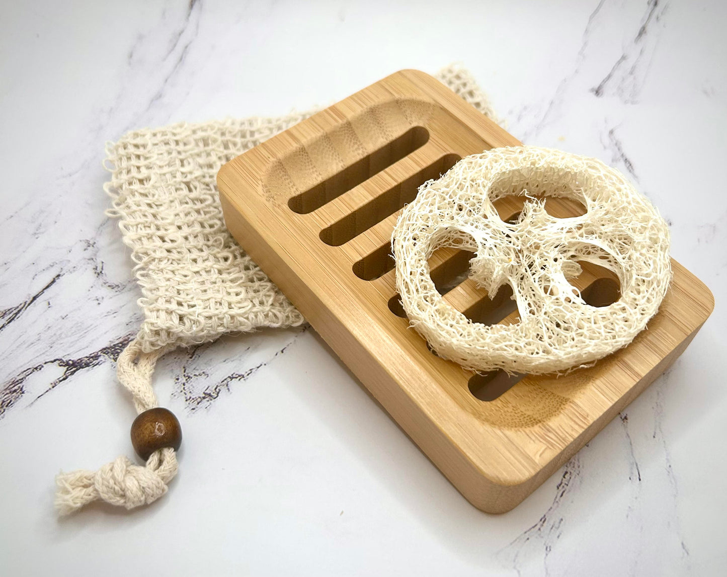 All-Natural Bamboo Soap Dish