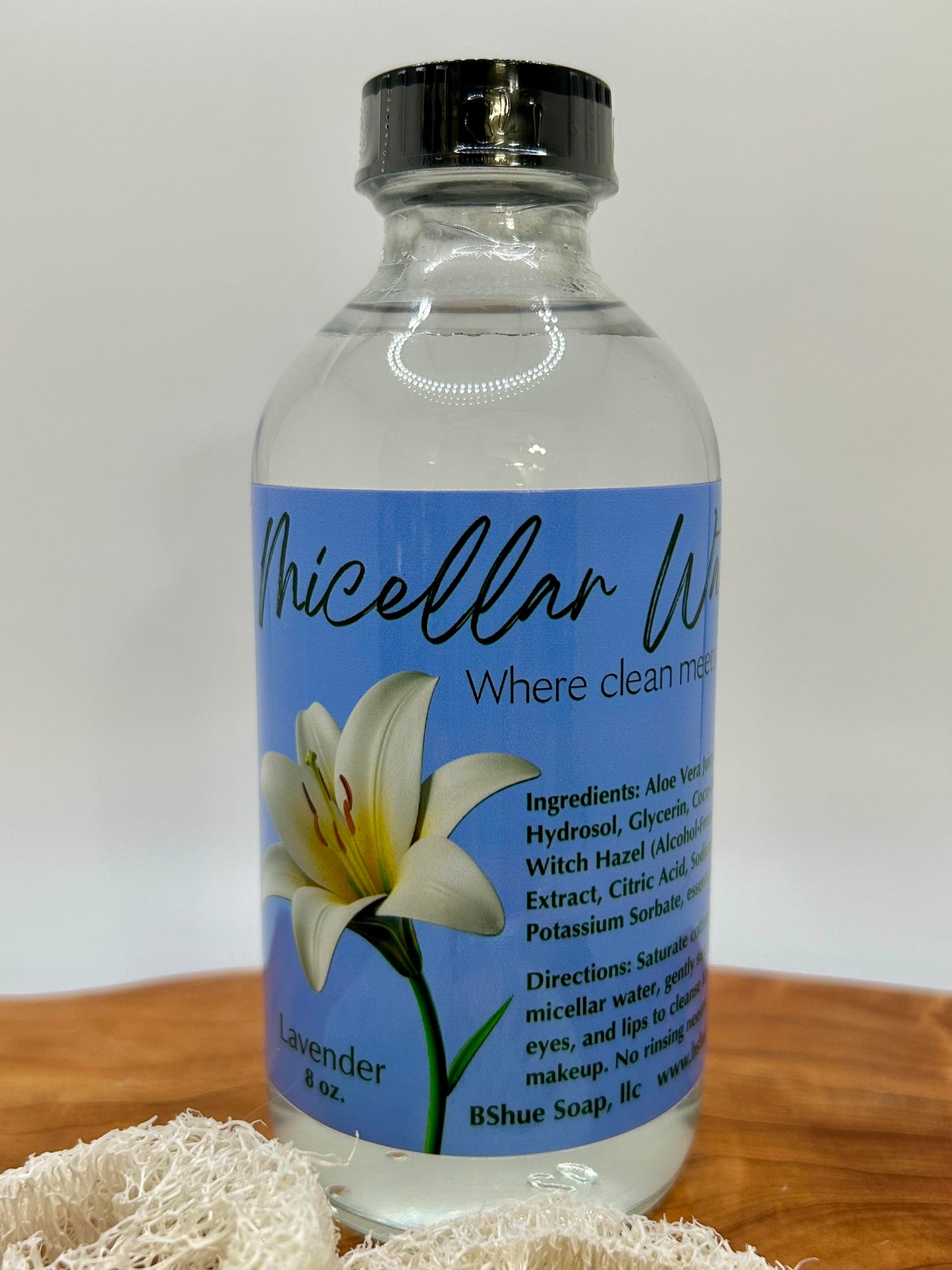 8 oz. Micellar Water – All‑Natural Makeup Remover