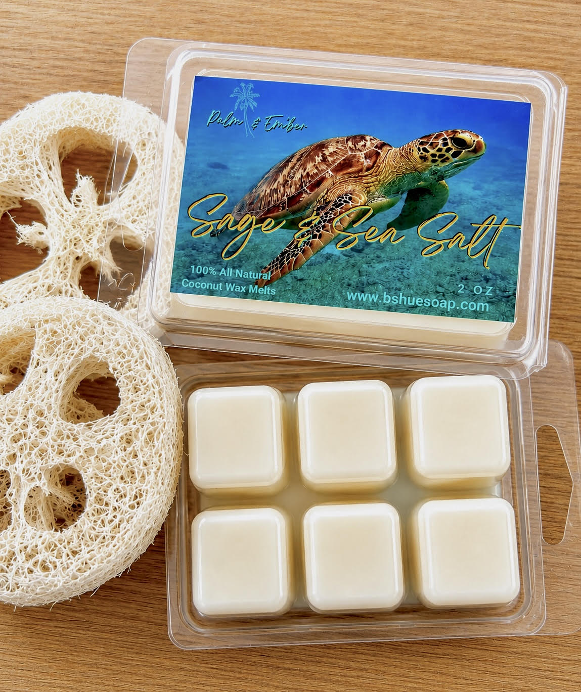 Sage & Sea Salt- Coconut Wax Melts