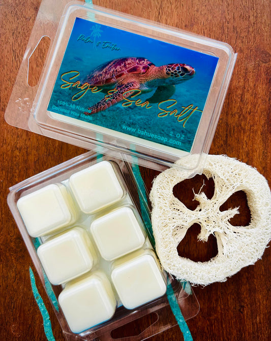 Sage & Sea Salt- Coconut Wax Melts