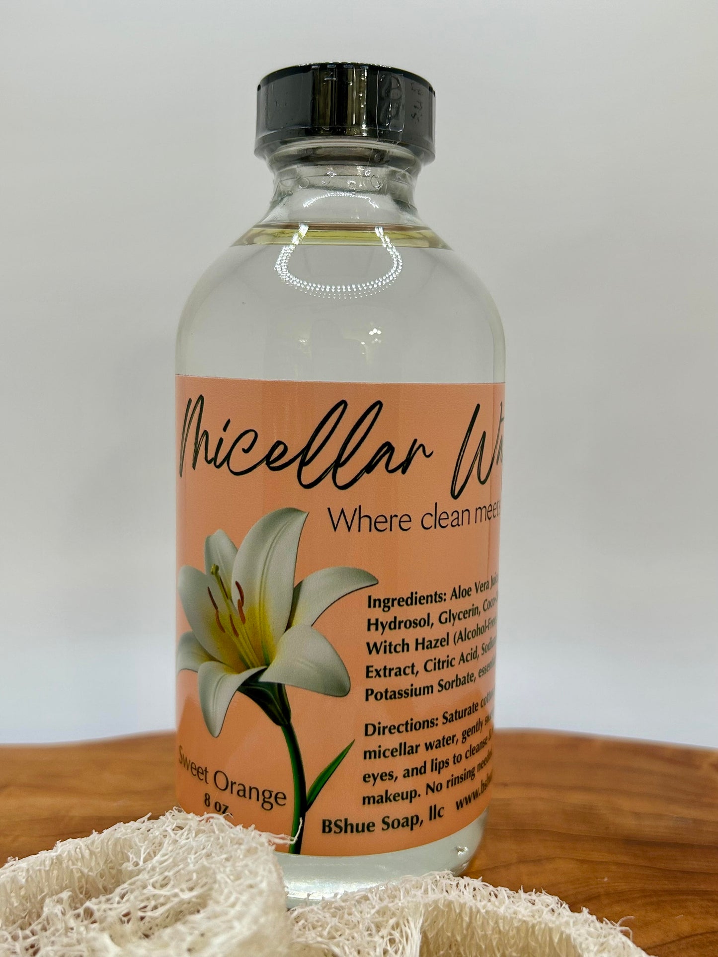 8 oz. Micellar Water – All‑Natural Makeup Remover