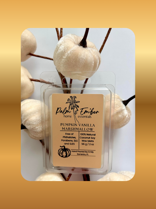 Pumpkin Vanilla Marshmallow Coconut Wax Melt