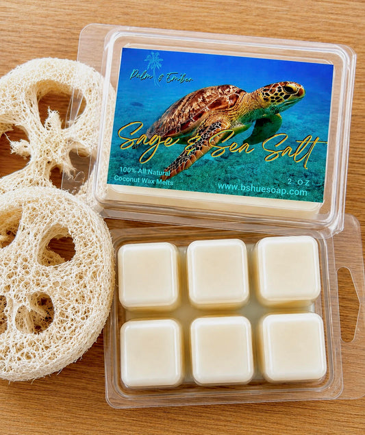 Sage & Sea Salt- Coconut Wax Melts